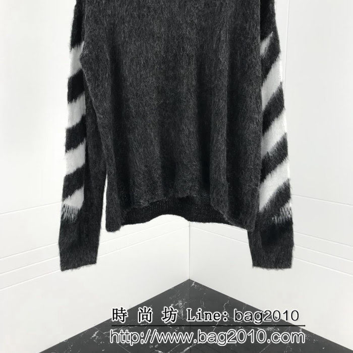 OWBLACK BRUSHED KNITWEAR Knitwear 針織拉絨馬海毛 毛衣定制面料 OS寬鬆版型 情侶款 ydi2443